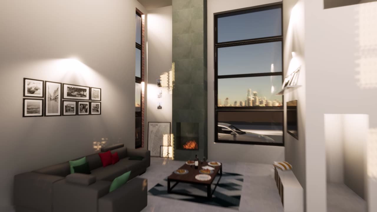 Casa Loft La Sultana, recorrido interior